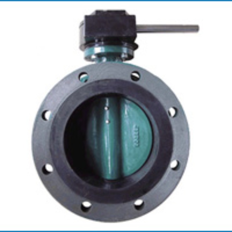 Vulcanized Seat Flange Butterfly Valve