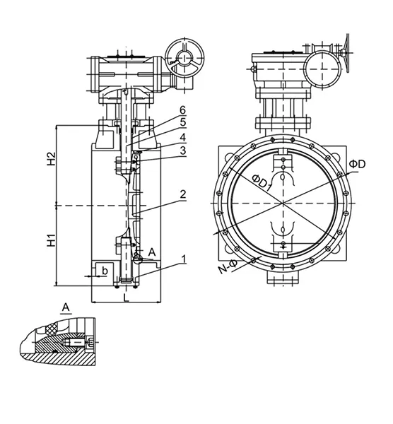 flanged swing check valve