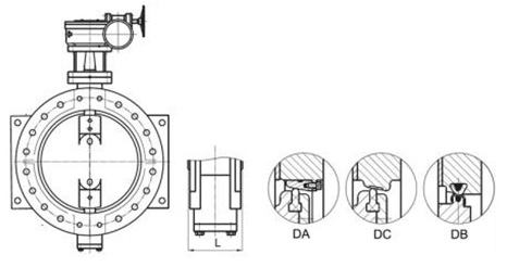 1400mm butterfly valve