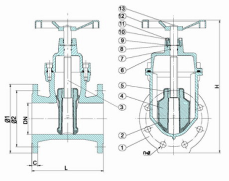 ball valve flange type