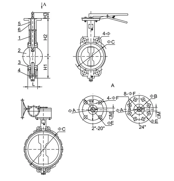 gate valve knife type